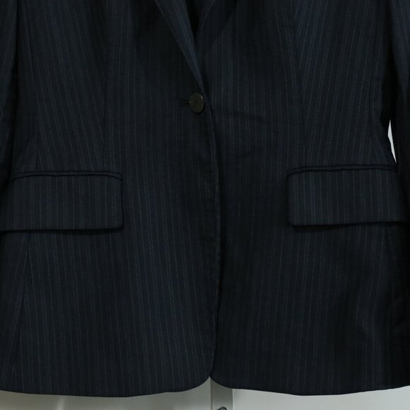 Brooks Brothers Women’s Blazer Size 6  Pinstripe Loro Piana Super 130’s wool - Picture 5 of 10